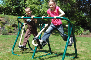 children on walker.jpg - Vicarage Lane Play Park 